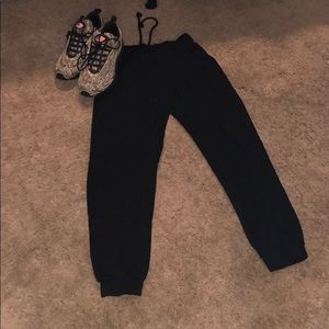 Black sweatpants